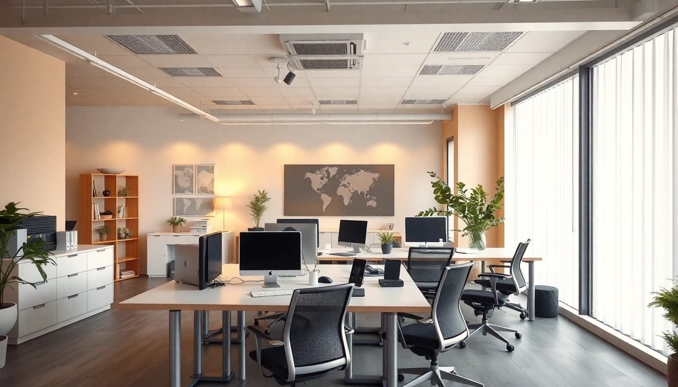 Beratungsservice zur Unternehmensberatung Digitalisierung in einem modernen Büro mit technischer Ausstattung.