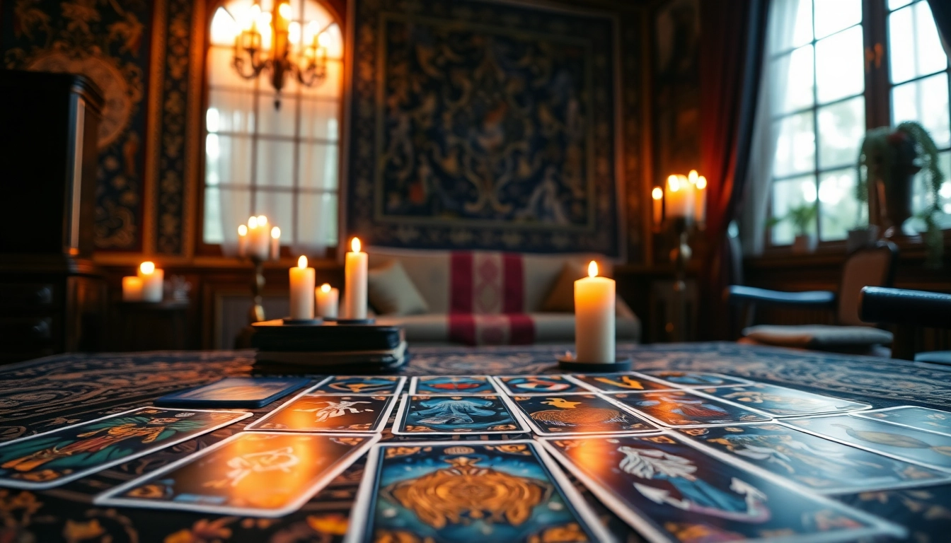 Interpretation der tarotkarten bedeutung mit einer detailreichen Darstellung von tarotkarten.