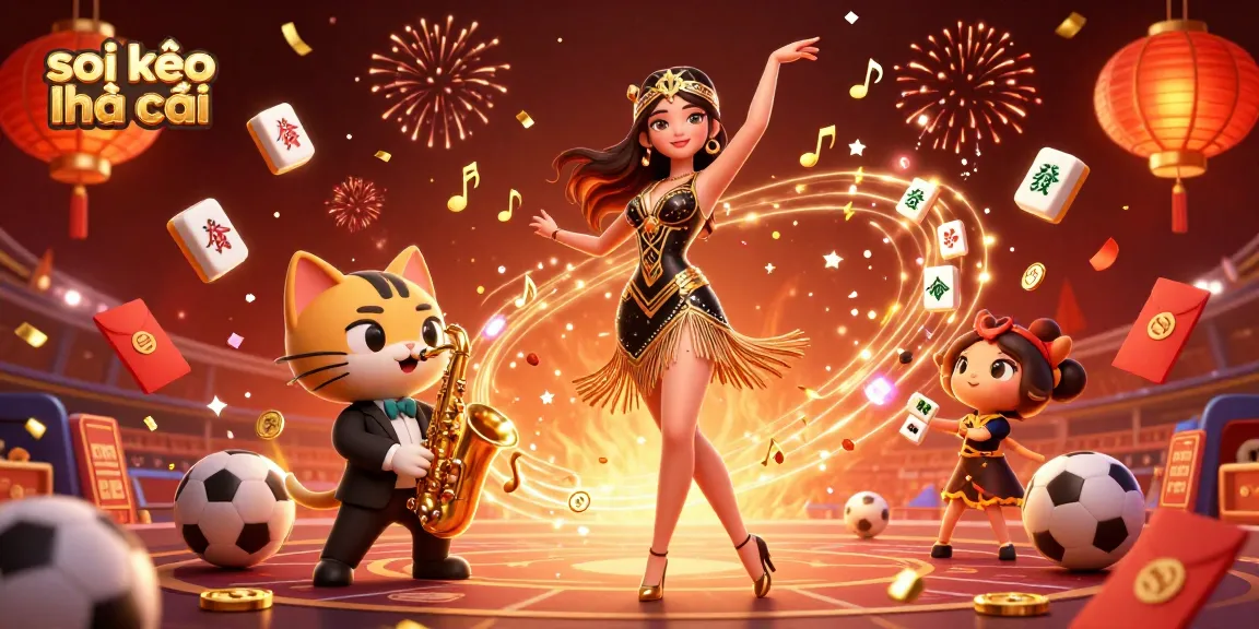 Soi kèo nhà cái showcases a vibrant scene of sport betting and celebratory elements, perfect for engagement.