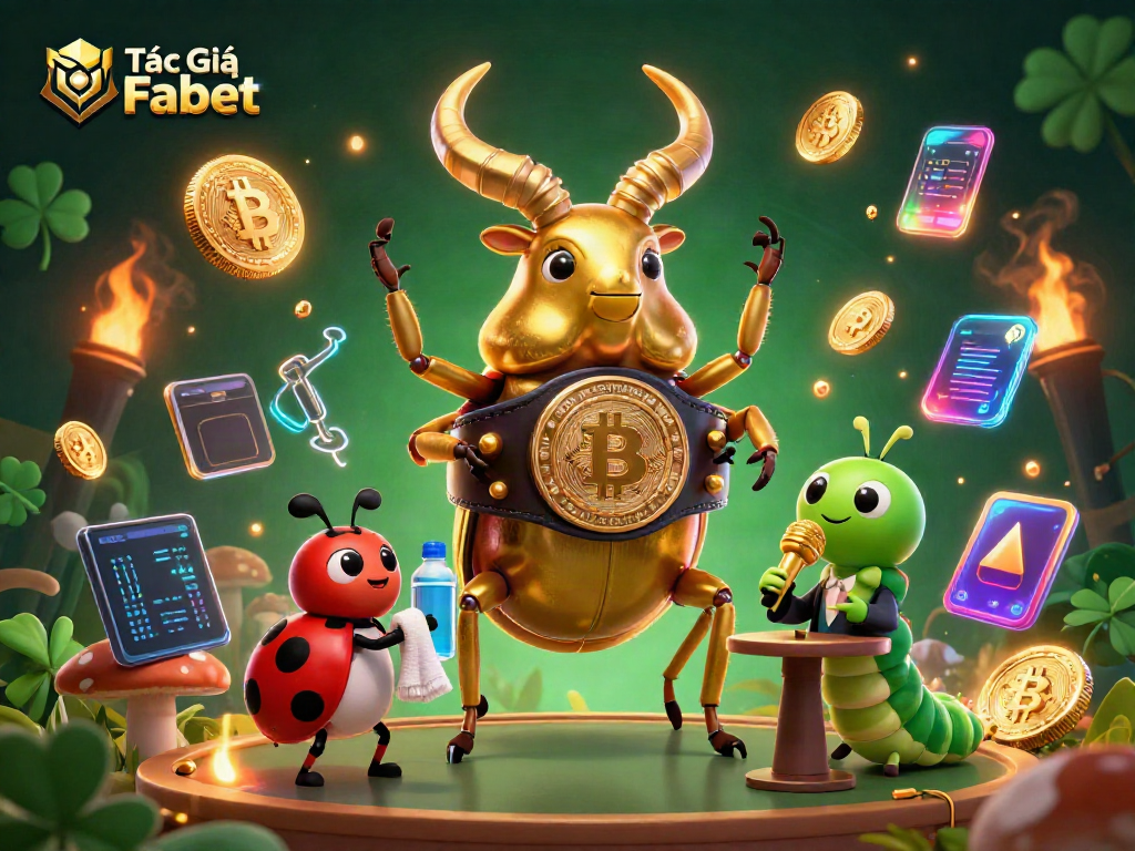 Tác Giả Fabet showcases strategies with vibrant gaming elements in a captivating illustration.