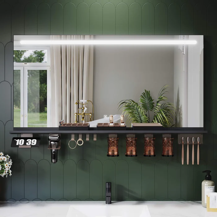 Moderne Badezimmergestaltung mit spiegelschrank led für optimale Funktionalität und Stil