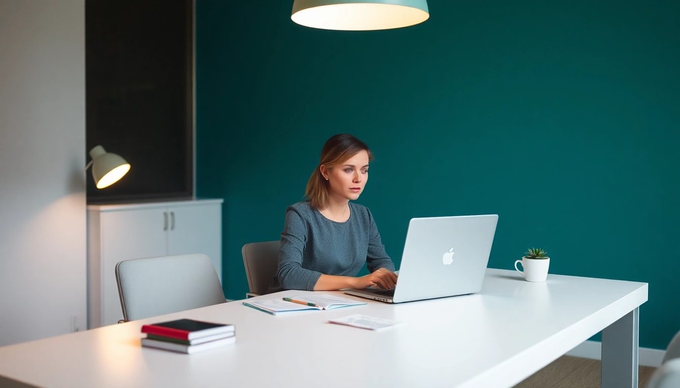 Eigeninitiative bei der Jobsuche: Person führt aktiv eine Recherche und Notizen für die Karriereplanung.