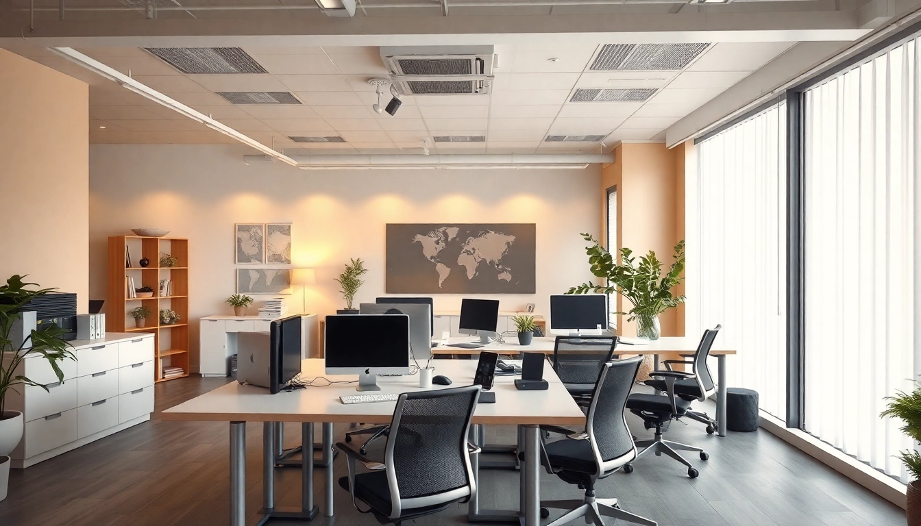 Beratungsservice zur Unternehmensberatung Digitalisierung in einem modernen Büro mit technischer Ausstattung.
