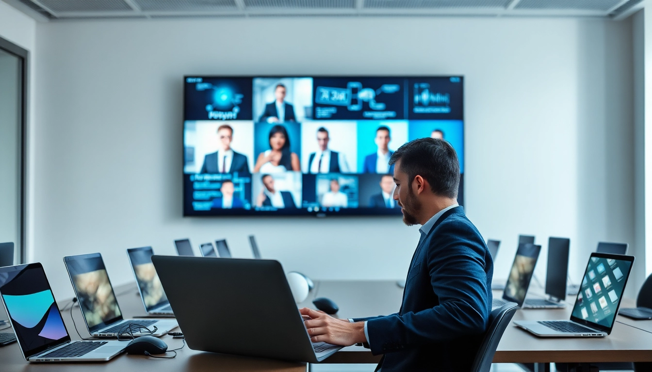 Headhunter IT analysiert Bewerbungen im modernen Büro, um die besten Talente zu finden.