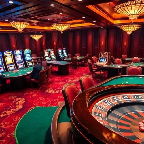 Experience thrilling gameplay at qq88 co com with vibrant casino tables and excited players.