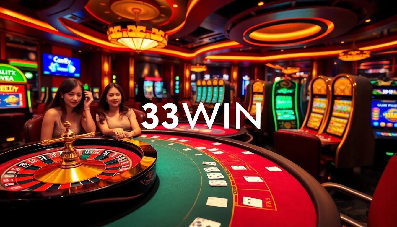 Experience the thrill of winning at 33WIN with vibrant casino games and exciting gameplay.