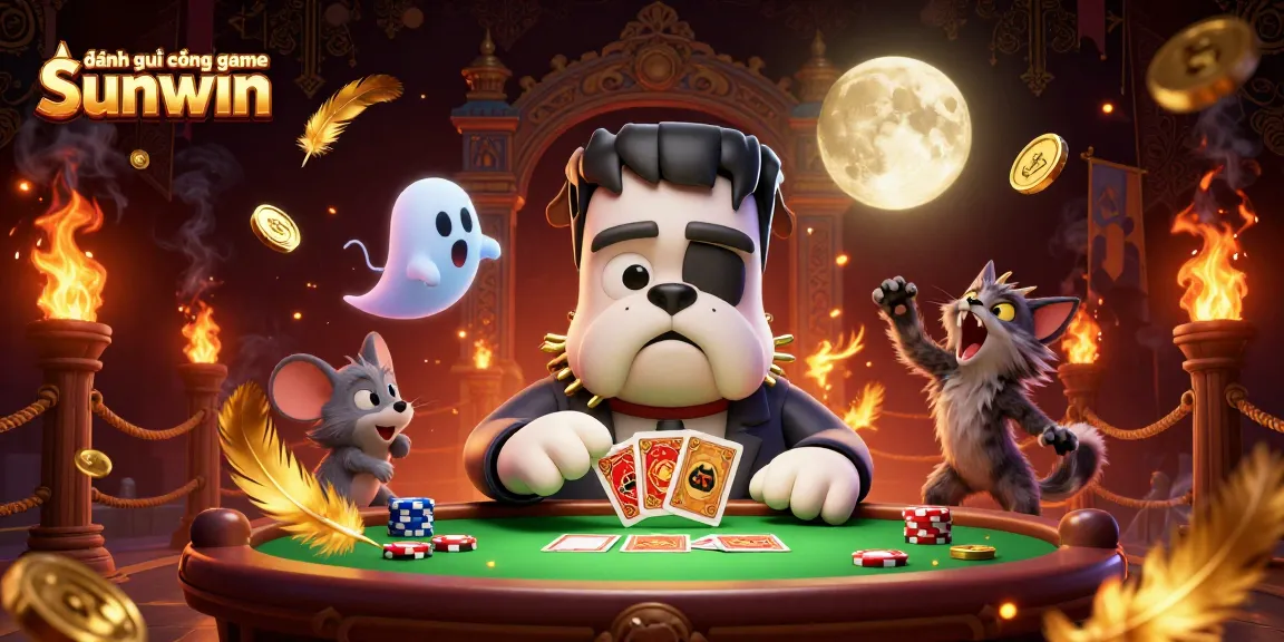 Engaging 3D representation of đánh giá cổng game Sunwin with vibrant casino elements.
